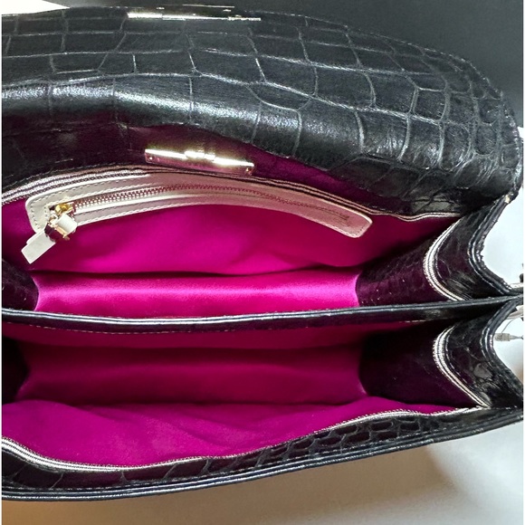 Henri Bendel Croc Textured Handbag - Picture 13 of 16